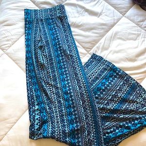 Aztec Bellbottom Yoga Pants
